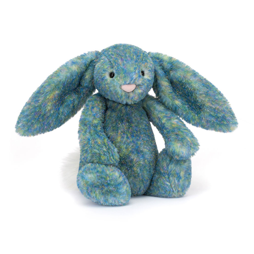 Jellycat Bashful Luxe Bunny Azure Medium Soft Stuffed Plush 31cm 12.20inches