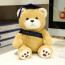 Light Brown Graduation Bear with Congrats Sash Soft Stuffed Plush 25cm 9.84inches Blue Red Black