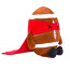 FAO Schwarz Heroes of the Game Caped Ninja End Zone Football Plush Toy 19cm 7.5inches
