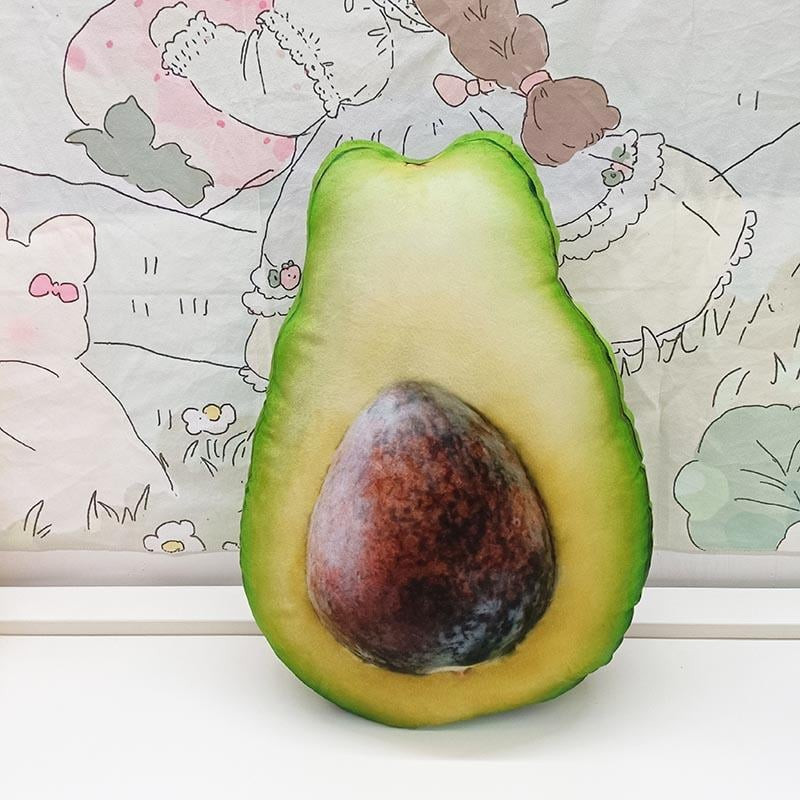 Realistic Fruit Plush Pillow 46cm 18.11inches Avocado