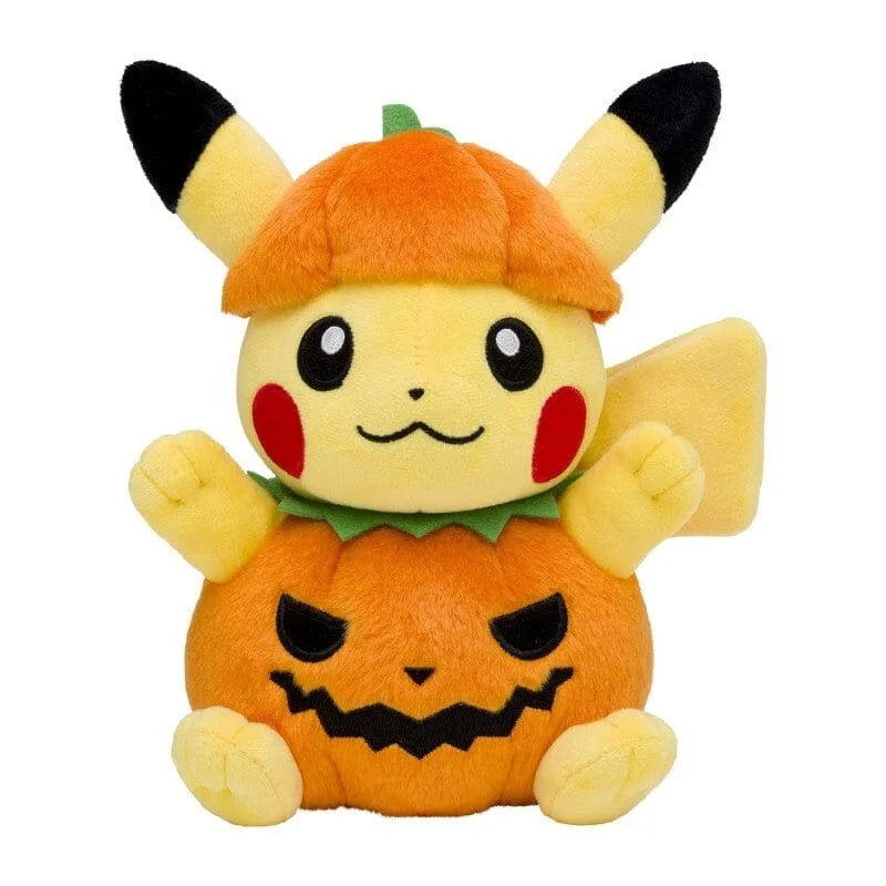 Pokemon Center Halloween Pumpkin Pikachu Plush Toy 20cm 7.8inches