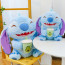 Disney Stitch Holding Cup Soft Stuffed Plush Multiple Sizes