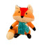 Wild Republic Holiday Fox Plush Toy 25cm 10inches