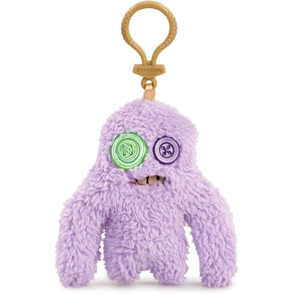 Zuru Fuggler Sasquoosh Purple Plush Keyring Keychain 12cm 4.7inches