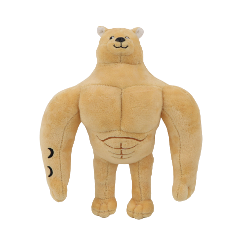 Backrooms Buff Doge Horror Plush Toy