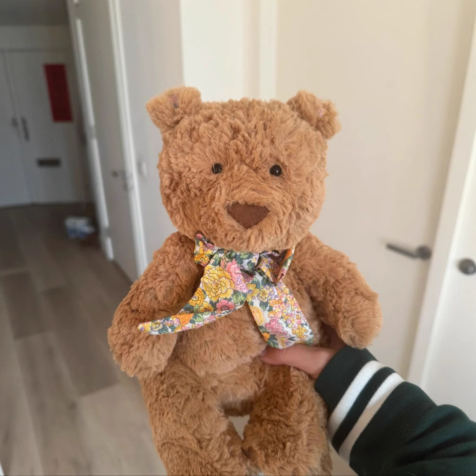 Jellycat Liberty Bartholomew Bear Elysian Day Soft Stuffed Plush 25cm 10inches