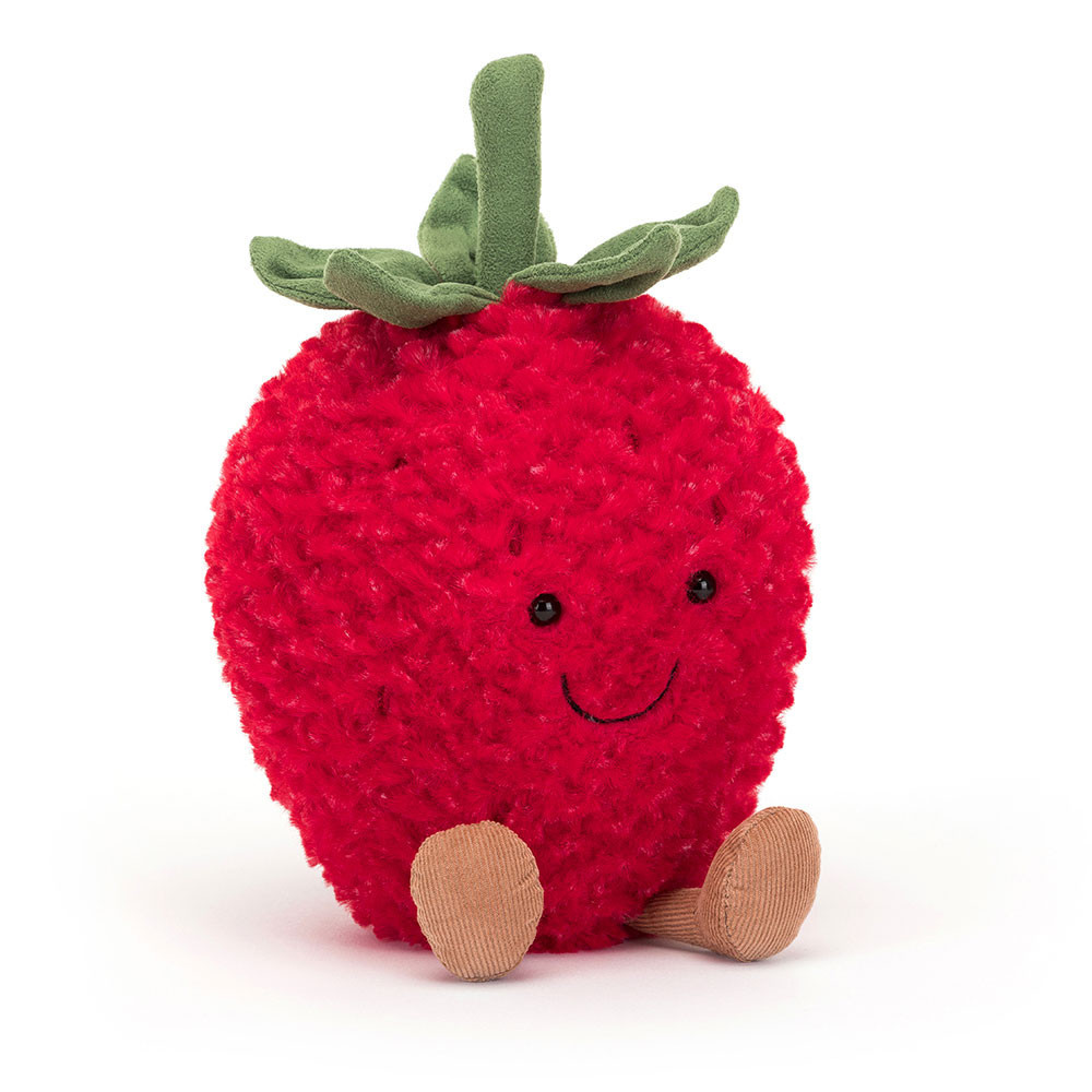 Jellycat Amuseables Strawberry Soft Stuffed Plush 20cm 7.8inches