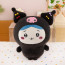 Chiikawa Wearing Kuromi Costume Soft Stuffed Plush Multiple Sizes