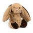 Jellycat Bashful Patchwork Brown Bunny Soft Stuffed Plush 31cm 12.2inches