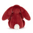 Jellycat Bashful Redcurrant Bunny Small Soft Stuffed Plush 18cm 7inches