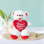 Mother's Day Bear Soft Stuffed Plush White