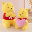 Winnie Pooh Holding Heart Soft Stuffed Plush Multiple Sizes